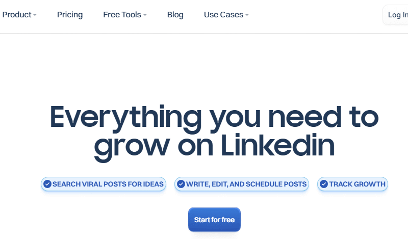 Taplio AI post generator creating a LinkedIn post using GPT-4 with tone and format options